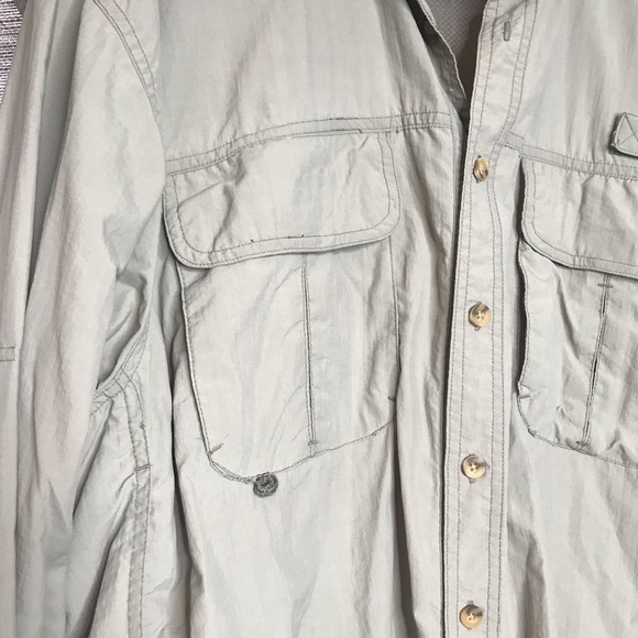 CARIBOU CREEK ANGLER SHIRT OLIVE GREEN XL - Picture 3 of 10